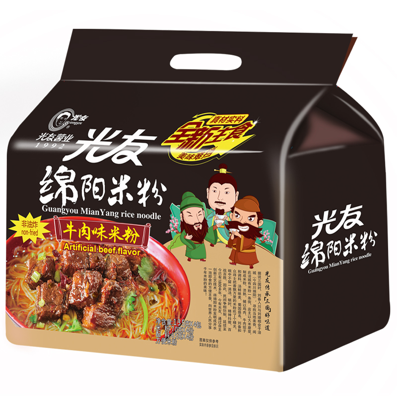 光友绵阳米粉 牛肉米粉 四连包袋装 135克*8袋