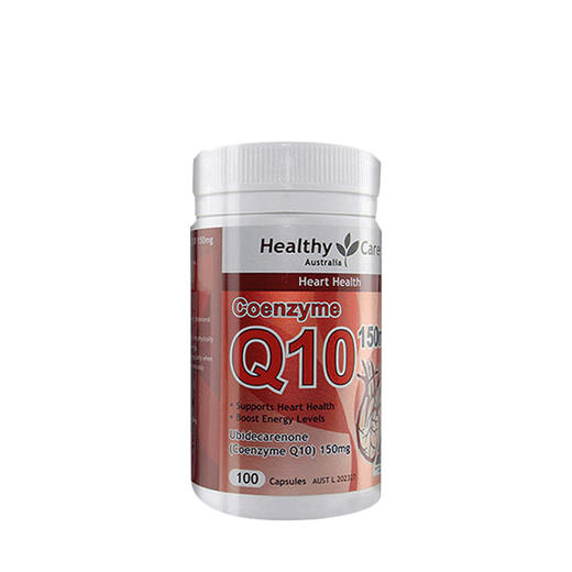 【心脏补充剂】澳洲 Healthy Care 辅酶Q10软胶囊 中老年人保健品 100粒 商品图1