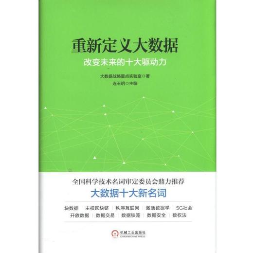 重新定义大数据块数据 区块链 激活数据学 5G 开放数据 数据交易 数据铁笼 数据安全 数权法 商品图0