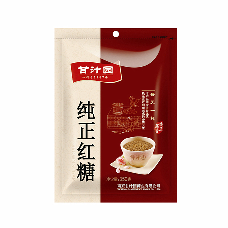 350g甘汁园纯正红糖