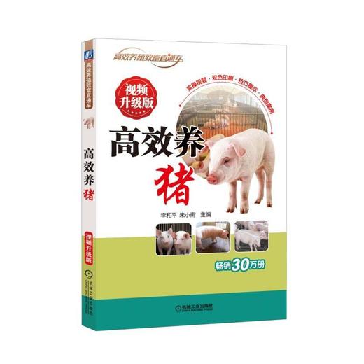 高效养猪 视频升级版 李和平 朱小甫 主编 猪舍 猪饲料配方设计 母猪 发情配种 妊娠与分娩 哺乳仔猪 育肥猪 提高瘦肉率 商品图0