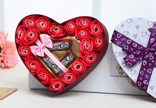 【创意礼品】。香皂花三八节七夕情人节教师节香皂花礼盒专利款 商品图4