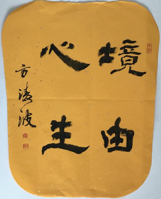 方淩波-真迹- 书法《境由心生》办公室 书房  玄关 商品图1