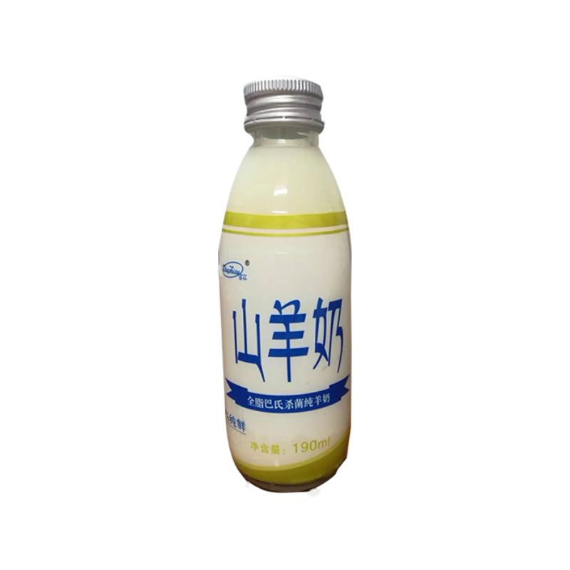 顶仙巴氏100%纯山羊奶190ml