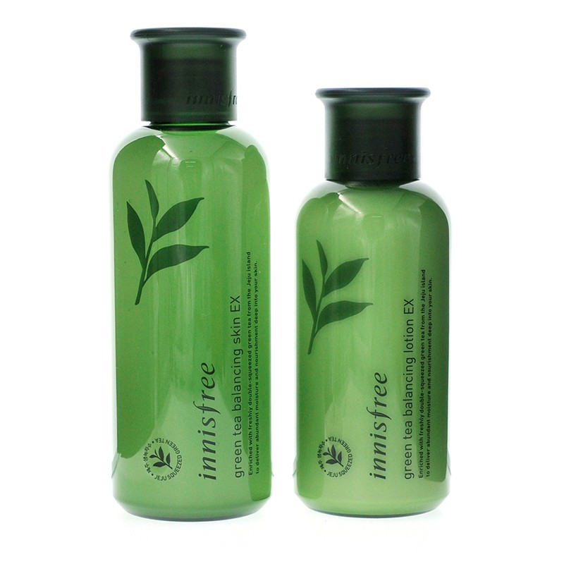 innisfree 悦诗风吟绿茶精萃水乳套装(200ml 160ml)平衡型-新款