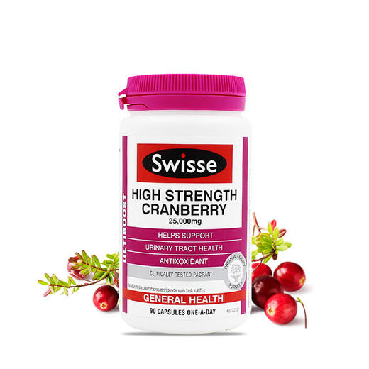 【超值装】澳洲 Swisse 高浓度蔓越莓精华胶囊 90粒 商品图0
