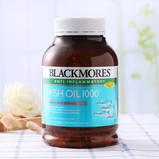 【血管清道夫】澳洲 BLACKMORES 澳佳宝深海原味鱼油 400粒 商品图1