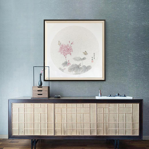 段慧敏 -真迹- 花鸟 《浮翠流丹》 办公室 玄关  客厅  餐厅 商品图0