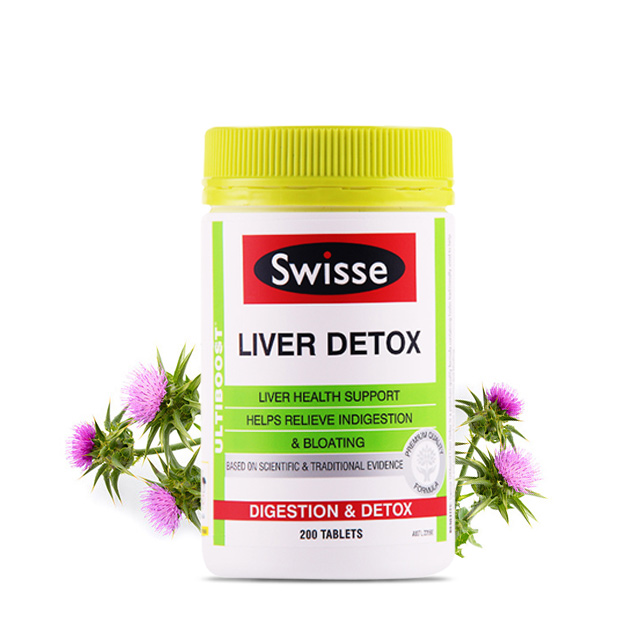 【保护肝脏】澳洲 Swisse 奶蓟草护肝片 养肝排毒200粒