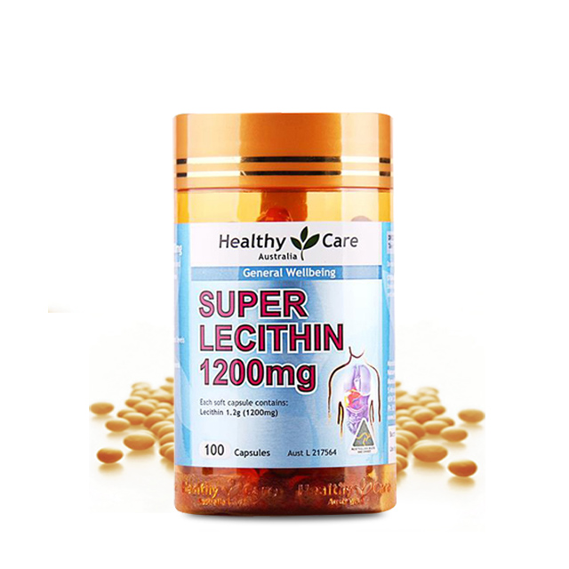 【血管清道夫】澳洲 Healthy Care 大豆卵磷脂胶囊1200mg 中老年人100粒