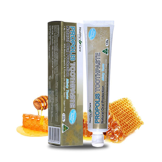 【牙龈出血！必备！！】澳洲 Healthy Care 天然蜂胶牙膏 120g 商品图0