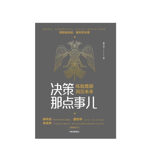 决策那点事儿 练就鹰眼 洞见未来 吴文学 著  中信出版社图书 正版书籍 畅销书 商品图2