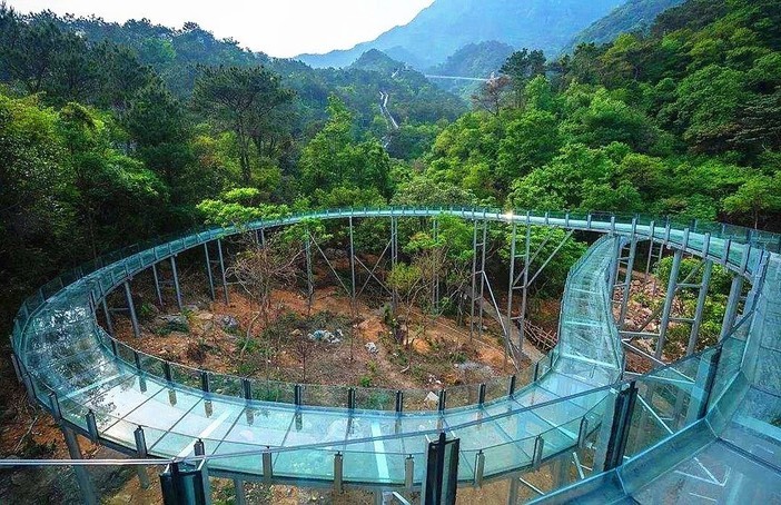 涞野乐园【网红高空玻璃漂流】 自助烧烤 野山坡大峡谷-天然大氧吧