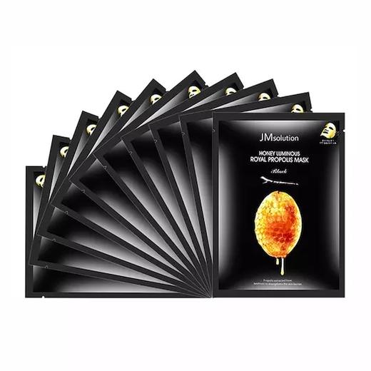 JM solution蜂蜜水光蚕丝面膜 补水保湿 10片／盒 商品图1