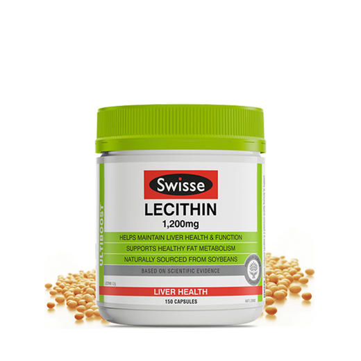 【降三高】澳洲 Swisse 大豆卵磷脂1200mg  血管清道夫150粒 商品图0