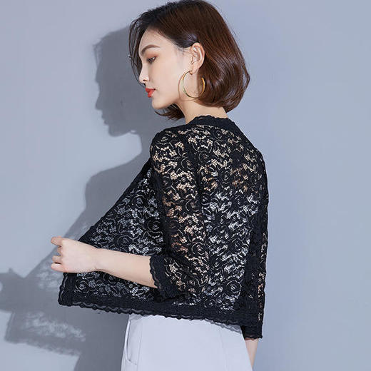 蕾丝防晒百搭小披肩KQL-8006 商品图4