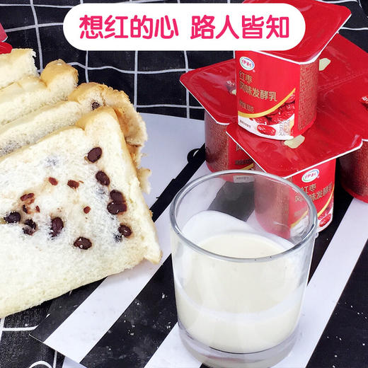 伊利益生菌红枣酸奶100g*16杯装 商品图2