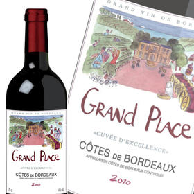 大广场波尔多丘地红葡萄酒 【Grand Place, Cotes de Bordeaux 750ml】