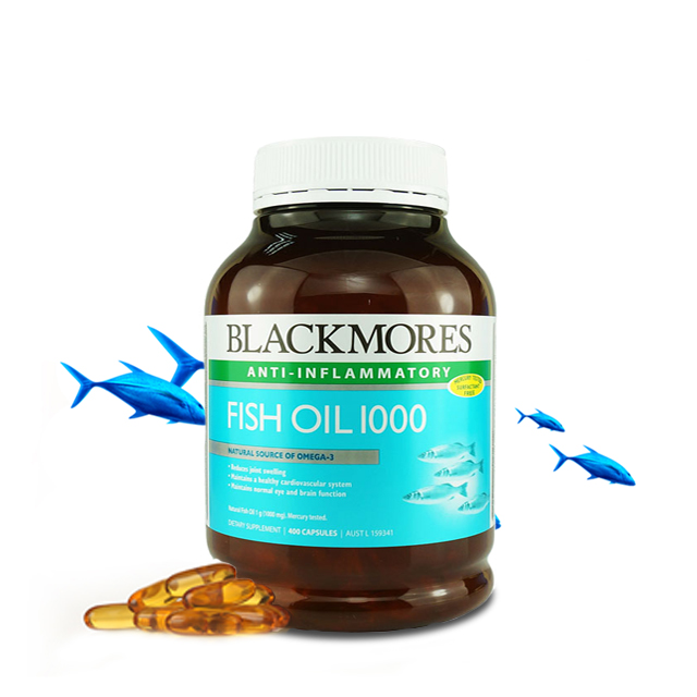【血管清道夫】澳洲 BLACKMORES 澳佳宝深海原味鱼油 400粒