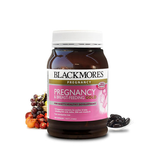 【孕妇必备】澳洲 BLACKMORES 澳佳宝孕妇黄金素 180粒 商品图0