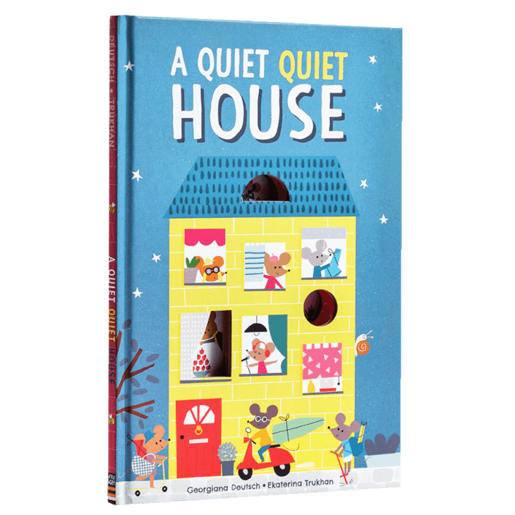 【中商原版】宁静的小屋 英文原版 a quiet quiet house 翻翻书 翻页