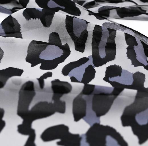 Korssan 时尚围巾 KFW1501019桑蚕丝印花长巾 商品图5
