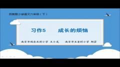 【同步习作辅导微课+范文】六下习作5：成长的烦恼 商品图0