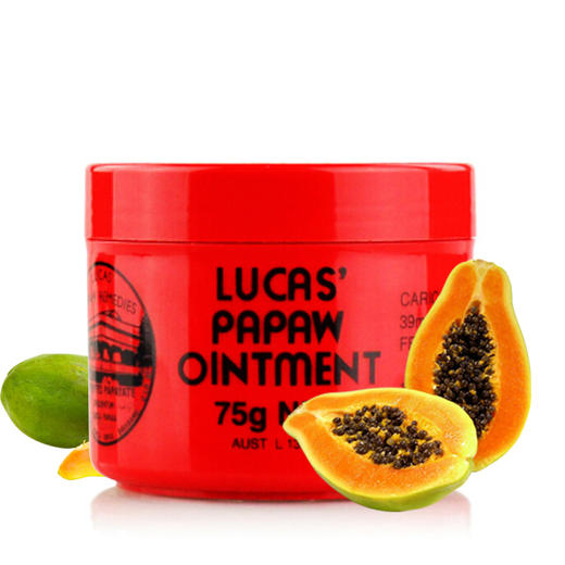 【超值大瓶装】洲 Lucas Papaw 卢卡斯木瓜膏 滋润保湿75g 商品图0