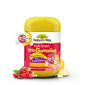 【宝宝多吃饭，妈妈少担心】澳洲 Natures Way 佳思敏复合维生素挑食软糖 60粒