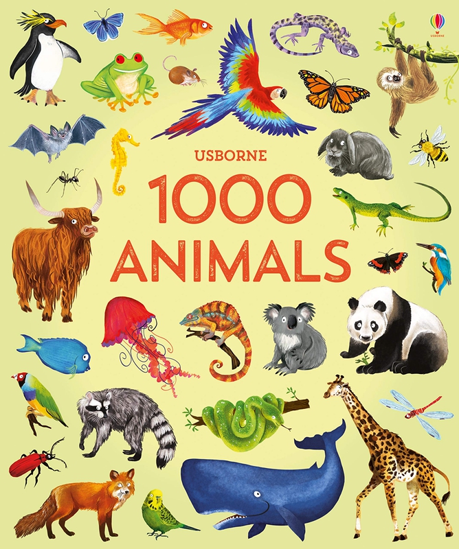 【中商原版】1000种动物 英文原版 1000 animals 精装