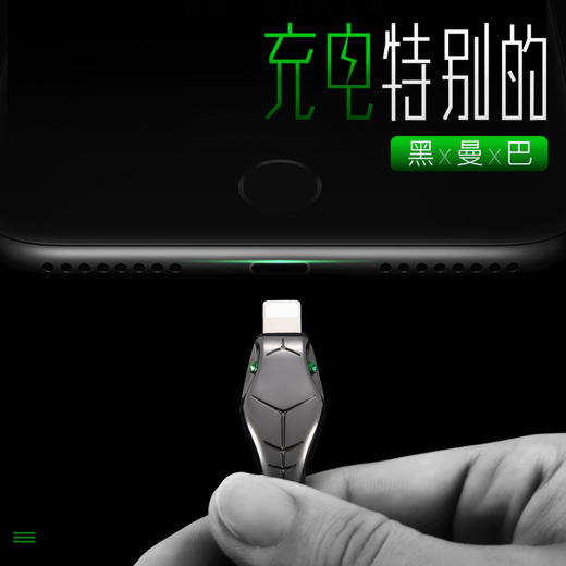 Benks苹果数据线iPhoneXS max快充线黑曼巴创意蛇形充电线8plus 商品图1
