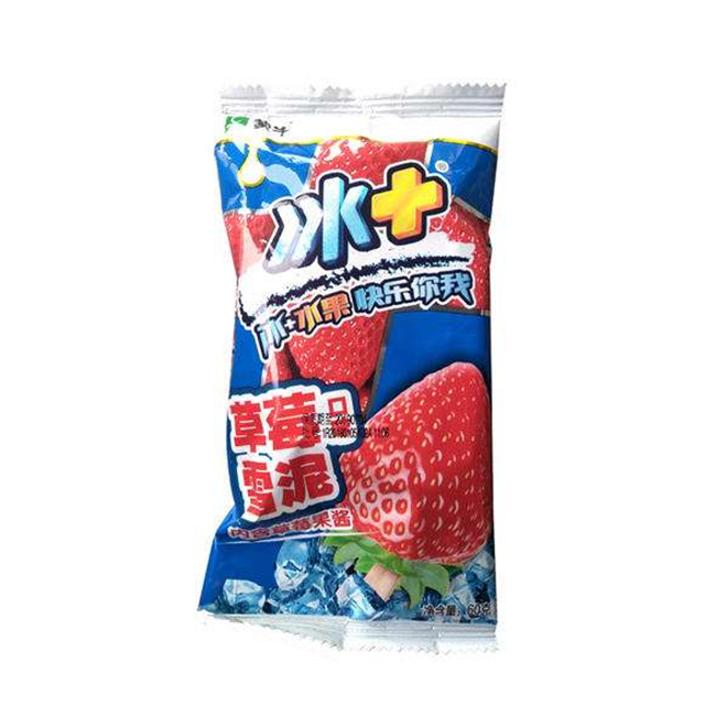 蒙牛 冰  草莓口味雪泥