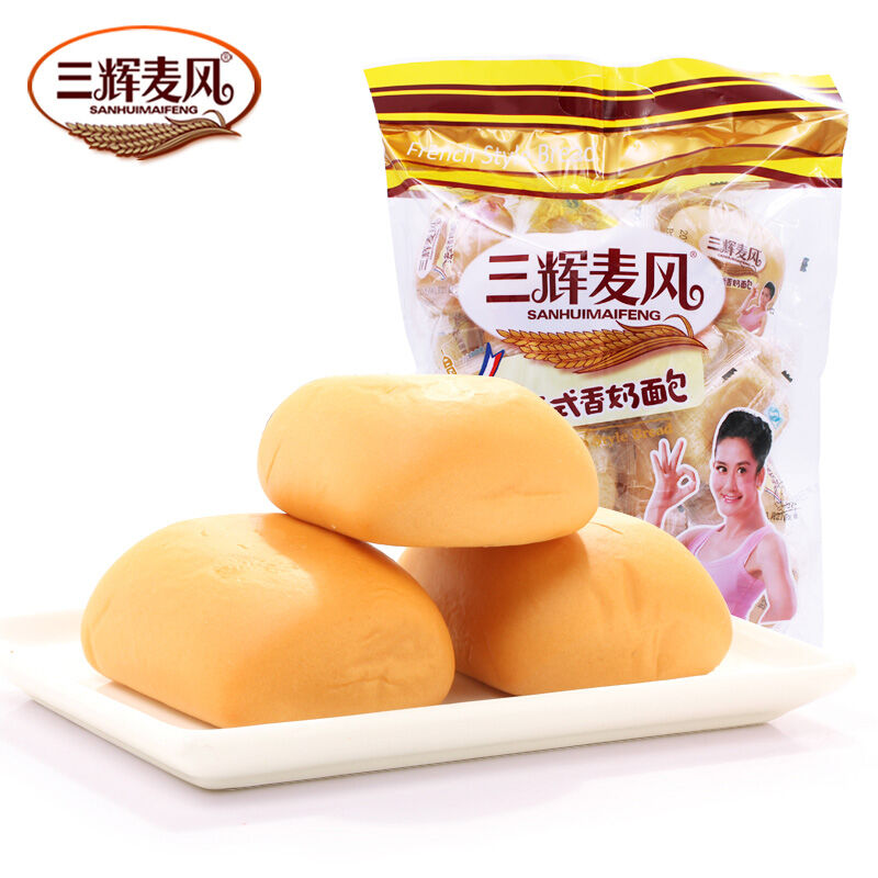 三辉麦风法式香奶面包450g