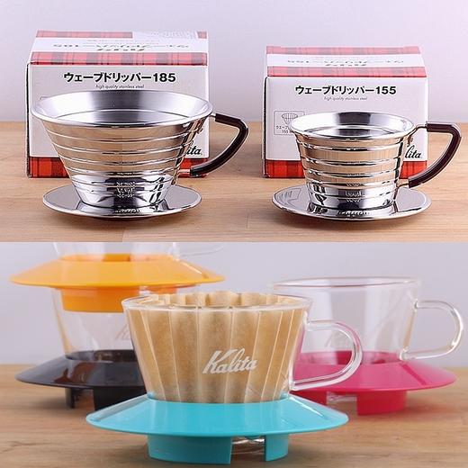 日本卡莉塔蛋糕杯 玻璃多色手冲滤杯155/送盒装滤纸 商品图0