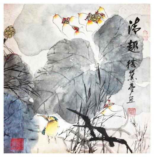 滕黛梦-真迹-花鸟画 《清趣》办公室 书房 客厅 商品图1
