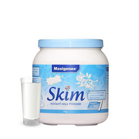 【好胖一个妹子】澳洲 Maxigenes美可卓蓝妹子脱脂奶粉 全家适用1kg