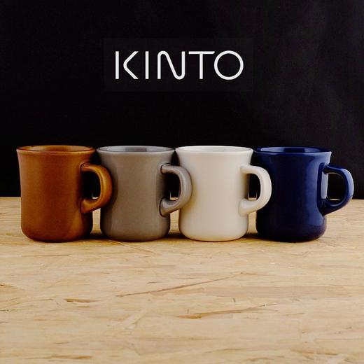 日本KINTO陶瓷马克杯 北欧风多色复古咖啡杯250ml/400ml 咖啡馆 商品图1