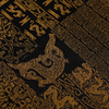 SAINTJOY/上久楷国礼款  男士宋锦双面长巾  战国策·金色 SJ4413 商品缩略图2