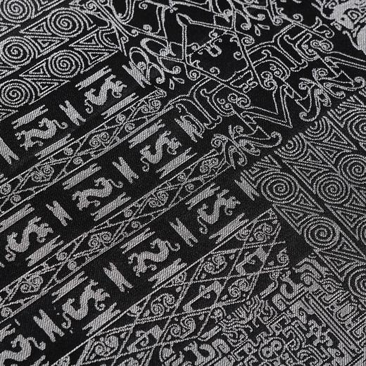 SAINTJOY/上久楷国礼款  男士宋锦双面长巾  战国策·灰色 SJ14036 商品图2