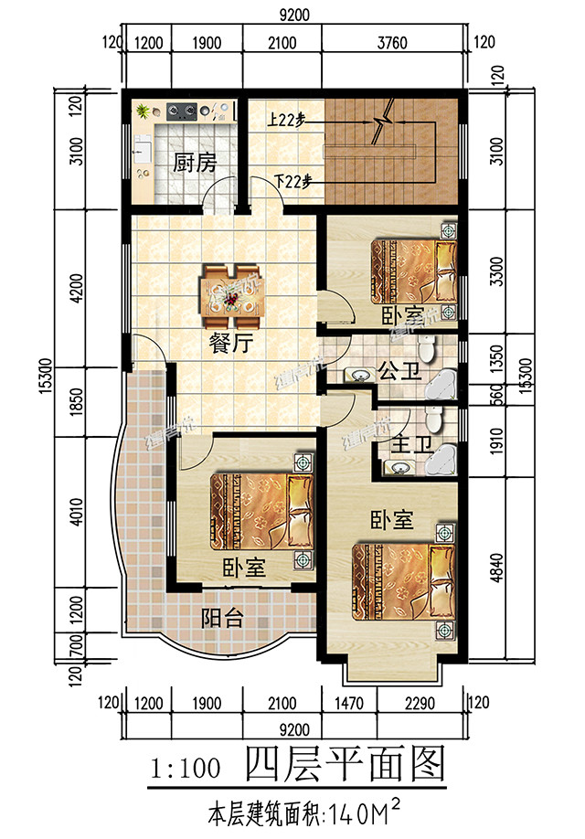 8x14米五层欧式别墅,编号【jf8312】 - 建房说宅品集市