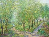 功勋艺术家  崔永南-风景油画 《林荫路上》   卧室 客厅 餐厅 商品缩略图1