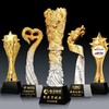马到成功  奖杯定制定做高档优秀员工奖品创意金属奥斯卡小金人冠军奖杯刻字 商品缩略图2