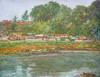 功勋艺术家  崔永南-风景油画 《故乡的小河》   卧室 客厅 餐厅 商品缩略图1