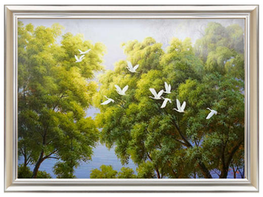 李赫-风景油画 《一路高升》   卧室 客厅 餐厅 商品图0