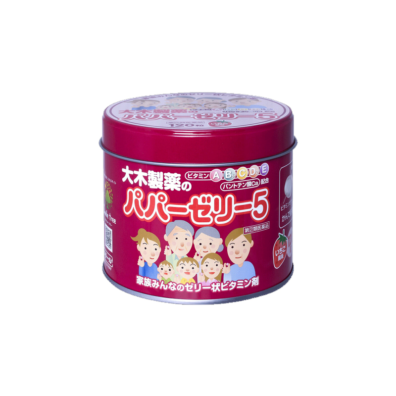 【海外直邮】大木 儿童复合综合维生素软糖ACDE和钙