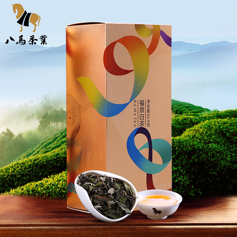 八马茶叶|特级白茶·福鼎白茶白牡丹茶叶.62.5g/盒