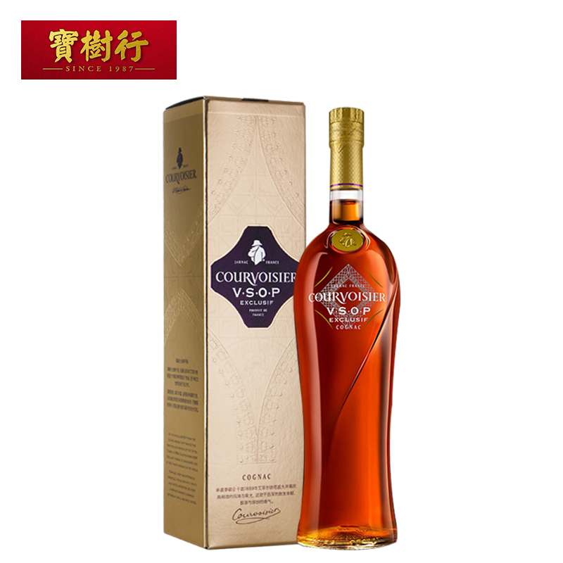 【整箱六支装】courvoisier 拿破仑vsop700ml*6 干邑白兰地原装进口