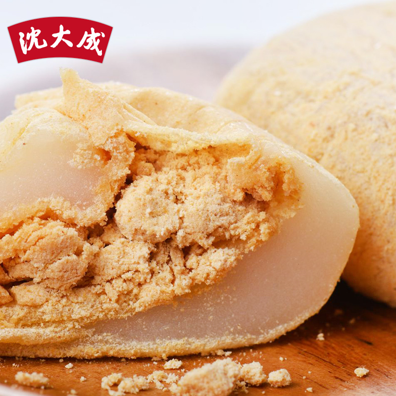 上海特产老字号沈大成金团传统糯米糕点心和果子麻薯