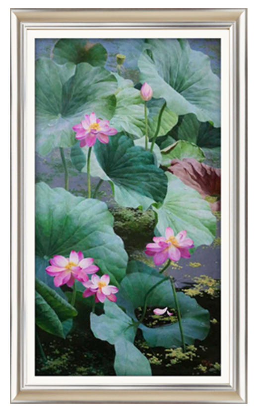 金香-风景油画 《满堂荷气》   卧室 客厅 餐厅 商品图0
