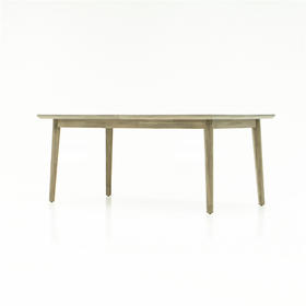 NS家居 nsfurniture 餐厅 进口实木伸缩拉伸餐桌NSDT-TIL D05B-160+40 EXT